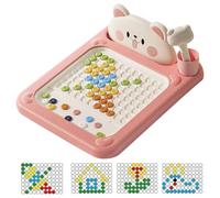 FANGZ Magnetic Activity Board | Magnetic Dot Art Board With Pen for Traveling,Educational Interactive Toys for Aged 2-5 Girls Kid Boys Children