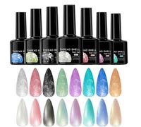 FANGZ Pearl Nail Polish,Long-Lasting Professional Pearlized Nails Art Polish 7.5ml - Multi-color Manicure Accessories for Beginners Enthusiasts Professionals