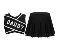 FANGZ Sexy Cheerleader Costume For Women | Fashionable Cheerleader Lingerie Sexy Cheer Outfit,Comfortable Cheer Uniforms, Women Cheerleader Outfit For Nightclub Stage, Music Party