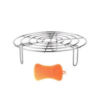 FANGZ Steamer Insert Cooking Stand Stainless Steel Insert Rack Round Cake Rack Steamer Rack Steamer Insert for Cooking Pots Pots Cake Grid Cooling Rack for Cooking Roasting Baking Grate (19.5)