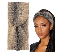 FANGZ Stretchy Headbands for Women - Wide Twist Knotted Headbands Fashion Hair Bands,Elastic Tie Dye Women Headband Non Slip Hair Accessories for Women