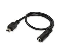 FANGZESHI 5Pin USB to Female 3.5mm Auditory Connection Extension, 0.5M | For Auditory Adapter Cord, Optional Length, External Microphones, Various Length Option