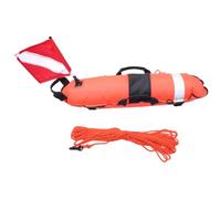 FANGZESHI Diver Down Surfaces Marker Buoys with Flag | Diver Down Surfaces Marker Signals Float with Flag and Rope for Freediving Spearfishing Easy to Use