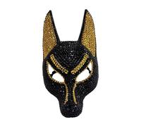 FANGZESHI Egyptian Anubis Masqurade Halloween Cosplay | Egyptian God of Death Costume Accessory, Masquerade for Halloween Cosplay Party, Photo Props Gifts