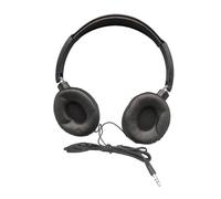 FANGZESHI Wire Over Ear Headphones with 47inch Cable Foldable, Black | Lightweight Folding Headphones for Cellphones Tablets Smartphones Laptop with 3.5mm Plug Flexible Wire