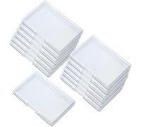 Fangzichen 8 Pack Business Card Case,Credit Cards Case,Plastic Business Card Holder,Plastic Business Card Container with Hinged Lid for Card,Accessories,Crafts,Learning Supplies,Screws,Drills