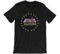 Fania All Stars Men T Shirt Salsa Latin Record Label Tee Size M Black