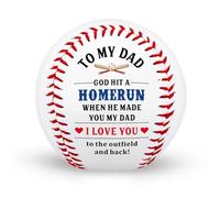 FANICE EOS Fathers Day Baseball Gift for Dad Husband, First Father’s Day Sport Gifts for New Dad Gift from Daughter Son Wife Birthday Gifts for Men Stepdad Daddy Papa Grandpa Christmas Valentines Day