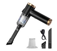 Fanisic Cordless Handheld Car Vacuum, 9000PA Powerful Suction, Foldable Dust Buster With Filter, LED Light for Car/Keyboard, 6.41x2.20x7.71 Inch