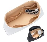 FANJI Project Purse Organizer Insert for COACH Brooklyn 28 Shoulder Bag, Custom Fit Inside Premium Vanile Lightweight Water Resistant Handbag Insert Accessories