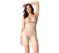 Fanka Body Sculpt AirSmooth Shaper Shorts for Women, High Waisted Tummy Control Shapewear Shorts, Soft Nude, 10