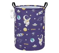 FANKANG Laundry Hamper Storage Bins Nursery Hamper Canvas Foldable Large Storage Baskets for Kids Toys Room, Nursery, Home,Gift Basket, Office, Bedroom, Clothes(Space Astronaut)