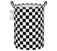 FANKANG Laundry Hamper Storage Bins Nursery Hamper Canvas Foldable Large Storage Baskets for Kids Toys Room, Nursery, Home,Gift Basket, Office, Bedroom, Clothes(Racing Flag)