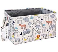 FANKANG Rec-Zoo Fabric Rectangle Storage Basket Nursery Storage Basket Bookbag Gift Baskets