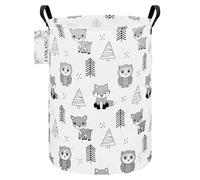 FANKANG Storage Bin Foldable Nursery Organizer Basket Owl Animal