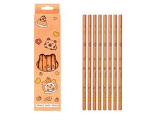 Fankayi 12PCS Capybara Wooden Graphite Pencils, Scented, HB, Cute Cartoon Pattern, Smooth Writing, Perfect for Writing, Drawing, Classroom Rewards, Party Favors