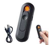 Fankayi Rechargeable Electric Ligh-ter,USB Rechargeable Ligh-ter,Windproof Flameless Light-ers for Outdoor,Portable Camping Accessories,Candle Ligh-ter,Birthday Gifts for Men,Electric Lig-hter