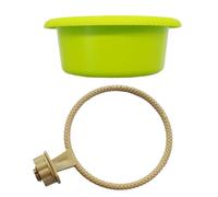 fanlangyi Bird Bathtub with Screw On Hooks Convenient Water Cleaning Parrot Bath Box Parakeets Caged Bird Supplies Parrot Bathtub for Large Bird Parrot Bathtub with Shower Parrot Bath for Cage