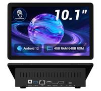 Fanless All-in-One Touchscreen Mini Computer RK3399, Industrial Mini PC 10.1 Inch Rugged Android 12, 4GB RAM, 64GB ROM, 1280 * 800 IPS