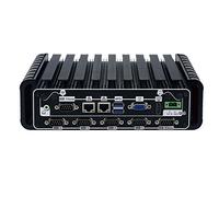 Fanless Industrial PC Rugged Computer IPC Mini PC Windows 10 Pro/Linux with Intel Core I5 4200U 9 to 36V 4 RS232 2 RS485 2 Intel 82583V LAN 3G 4G WiFi Support SIM Slot Barebone I12