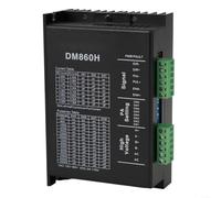 Fanless Stepper Motor Driver with for DSP Digital Control, 2-Phase/4-Phase Support for 57 and 86 Type Motors, Adjustable Current up to 72A, High-Accuracy Microstepping, Temperature