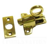 FANLIGHT CATCH SOLID LOFT ATTIC LATCH BRASS WITH SCREWS