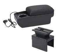 FANLIYA Car Armrest Box For Hyundai For I20 Car Armrest 2021-2024 Interior Parts Center Console Car Storage Box Auto Accessories(A3 Fast charging)