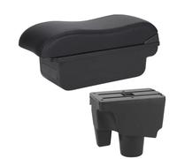 FANLIYA Car Armrest Box For Toyota For Aqua For Prius C Armrest Box Storage Box Dedicated Parts Interior Car Accessories(C2 Black line NO USB)