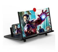 Fanlory 18'' Screen Magnifier for Cell Phone -3D Magnifying Projector Enlarger Expander Movies, Videos, and Gaming - Foldable Stand with Amplifier Compatible All Smartphones