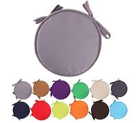 Fanlulu Colorful Indoor/Outdoor Chair Pads Round Seat Cushions Garden Patio Home Cushions - Diameter 38cm/14.9inch,Patio Furniture Cushion Cover,Round Seat Garden Pads