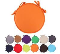 Fanlulu Colorful Indoor/Outdoor Chair Pads Round Seat Cushions Garden Patio Home Cushions - Diameter 38cm/14.9inch,Patio Furniture Cushion Cover,Round Seat Garden Pads