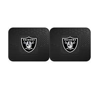 Fanmats 12318 NFL - 14 in. x17 in. - NFL - Oakland Raiders Backseat Utility Mats 2 Pack