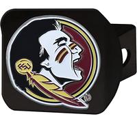 FANMATS 22684 Florida State Seminoles Black Metal Hitch Cover - 3D Color Emblem