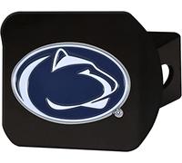 FANMATS 22814 Penn State Nittany Lions Black Metal Hitch Cover - 3D Color Emblem