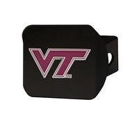 FANMATS 22843 Virginia Tech Hokies Black Metal Hitch Cover - 3D Color Emblem