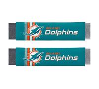 FANMATS 32103 Miami Dolphins Team Color Rally Seatbelt Pad - 2 Pieces