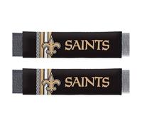 FANMATS 32106 New Orleans Saints Team Color Rally Seatbelt Pad - 2 Pieces
