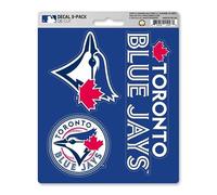 FANMATS 39368 Toronto Blue Jays Decal 3-pk