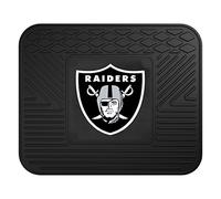 FANMATS 9985 Las Vegas Raiders Back Row Utility Car Mat - 1 Piece - 14in. x 17in., All Weather Protection, Universal Fit, Molded Team Logo