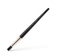 FANMATS Colour Shaper Flat Chisel 10 Extra Firm Painting Shaper Brush - Black Silicone Unique Tip Clay Sculpting Tool