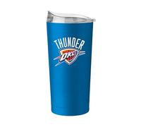 FANMATS NBA Oklahoma City Thunder 20 oz Stainless Steel Tumbler - Durable Powder Coat Finish - Fits Most Cup Holders, Officially Licensed NBA Cup - Keeps Drinks Hot & Cold Drinks