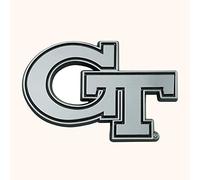 FANMATS NCAA Georgia Tech Chrome Emblemchrome Emblem, Team Colors, One Sized