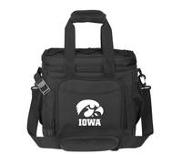 FANMATS NCAA Iowa Hawkeyes 24 Can Flex Cooler - Leak-Proof Lining | 24 Can Capacity | Built-in Bottle Opener | Team Color