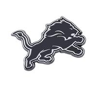 FANMATS NFL Detroit Lions Chrome Emblem, Chrome, 2.4x3.15