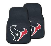 FANMATS NFL Houston Texans Nylon Face Carpet Car Mat,Team Color,18"x27"