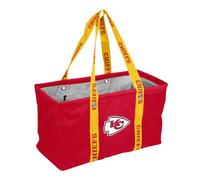 FANMATS NFL Kansas City Chiefs Large Picnic Caddy Tote Bag - Digital Printed Straps | Polyester | Collapsible Design | Team Color