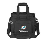 FANMATS NFL Miami Dolphins 24 Can Flex Cooler - Leak-Proof Lining | 24 Can Capacity | Built-in Bottle Opener | Team Color