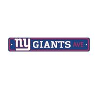 FANMATS NFL - New York Giants Team Color Street Sign Décor 4in. X 24in. Lightweight