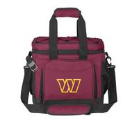 FANMATS NFL Washington Commanders 24 Can Flex Cooler - Leak-Proof Lining | 24 Can Capacity | Built-in Bottle Opener | Team Color