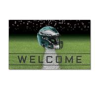 FANMATS Team Color Crumb Rubber Philadelphia Eagles Door Mat, 1 Pack, 18" x 30"